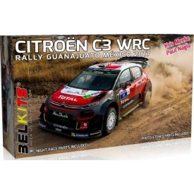 Belkits Citroen C3 WRC Rally Guanajuato Mexico 2017 makett