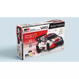   Belkits Toyota Yaris - Guanajuato Mexico 2023 Ogier (Winner) makett