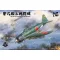 Border Model A6M2 Zero Fighter w/Interior of the Engine and Weapons makett