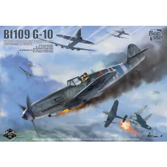   Border Model Bf 109 G-10 w/ WGr.21 & Full Engine and Weapon Interior repülő makett