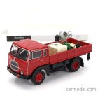 BREKINA FIAT 642 TRUCK PIANALE CON BETONIERA ED ACCESSORI 1962 - CEMENT MIX WITH ACCESSORIES