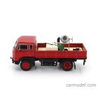 BREKINA FIAT 642 TRUCK PIANALE CON BETONIERA ED ACCESSORI 1962 - CEMENT MIX WITH ACCESSORIES