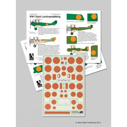 Blue Rider Publishing WW1 Dutch Air Force matrica