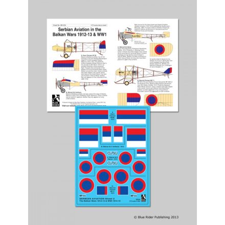 Blue Rider Publishing Serb Aviation 1912-15 matrica