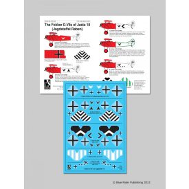 Blue Rider Publishing Fokker D.VII: Jasta 18 matrica