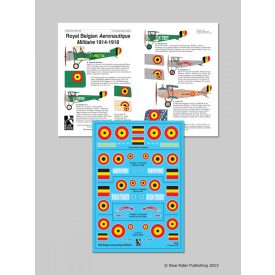 Blue Rider Publishing WW1 Belgian Air Force matrica