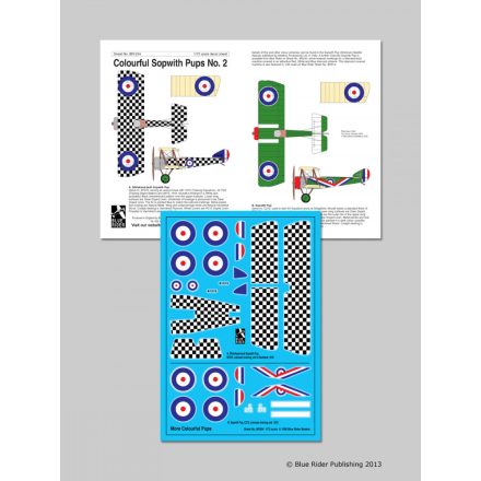 Blue Rider Publishing WW1 Colourful Pups: Part 2 matrica