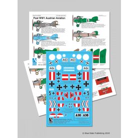   Blue Rider Publishing Post WW1 Austrian Aviation 1919-1931 matrica