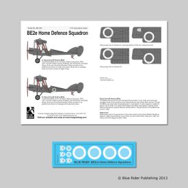 Blue Rider Publishing WW1 BE2e Home Defence matrica