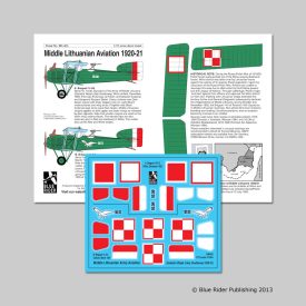 Blue Rider Publishing Mid-Lithuanian Air Force 1920 matrica