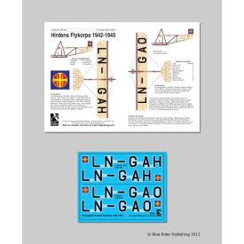Blue Rider Publishing Hirdens Flykorps 1942-45 matrica