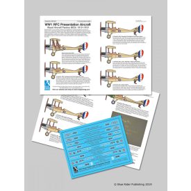   Blue Rider Publishing WW1 Presentation Aircraft: BE2c matrica