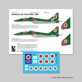Blue Rider Publishing Moldovan Air Force matrica