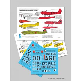 Blue Rider Publishing Aircraft of Tintin: Part 4 matrica