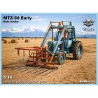 Balaton Modell MTZ-50 bálarakodó (korai változat) makett