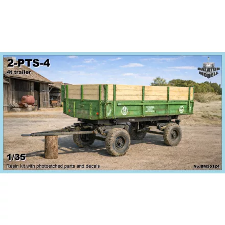 Balaton Modell 2-PTS-4 pótkocsi makett