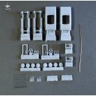 Balaton Modell Moszkvics pedálos játékautó (2db) makett