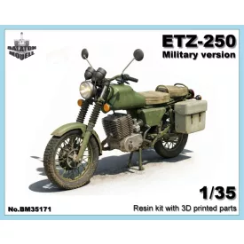 Balaton Modell ETZ-250 katonai változat makett