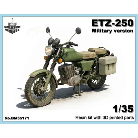 Balaton Modell ETZ-250 katonai változat makett