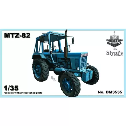 Balaton Modell MTZ-82 (4x4 verzió), kocka fülkés makett