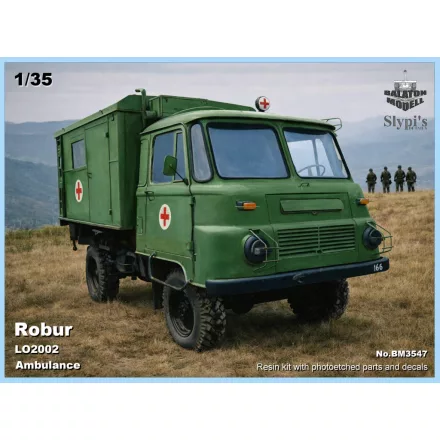 Balaton Modell Robur LO2002 sebesültszállító makett