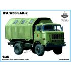 Balaton Modell IFA W50 /LAK-2 Keletnémet katonai teherautó makett