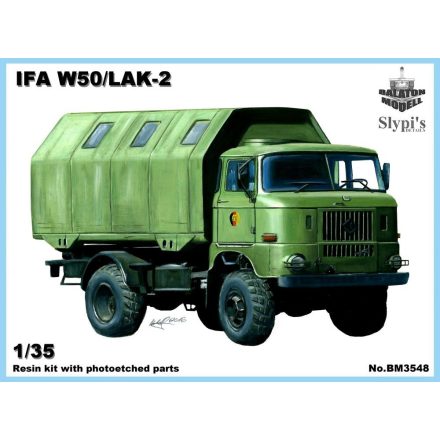 Balaton Modell IFA W50 /LAK-2 Keletnémet katonai teherautó makett