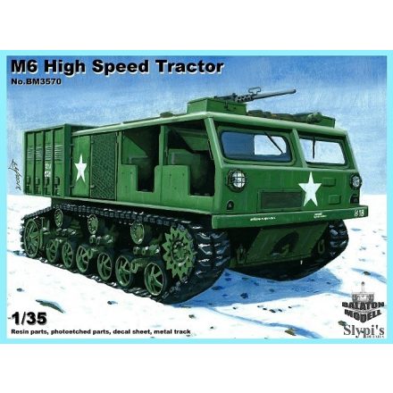 Balaton Modell M6 High Speed Tractor (fém lánctalppal) makett