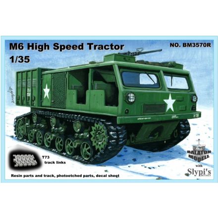 Balaton Modell M6 High Speed Tractor (műgyanta lánctalppal) makett