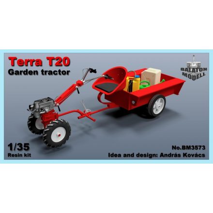 Balaton Modell Terra T20, kerti traktor makett