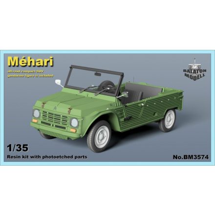 Balaton Modell Méhari, könnyű terepjáró makett