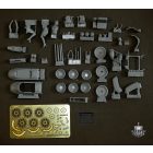 Balaton Modell Izs Jupiter dieselpunk stílusú női figurával makett