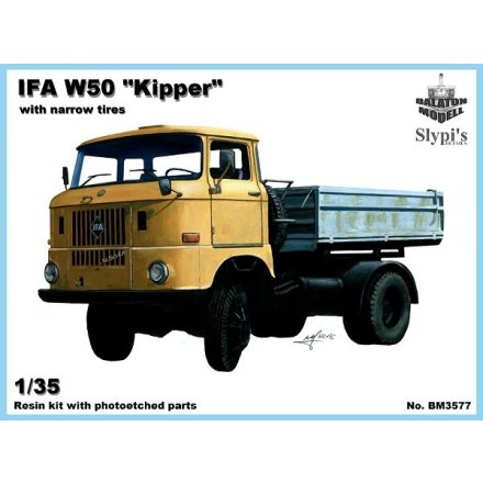 Balaton Modell IFA W50 dömper (keskeny gumikkal) makett