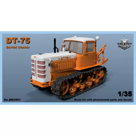 Balaton Modell DT-75 traktor makett