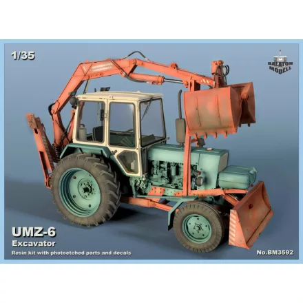 Balaton Modell UMZ-6 (JUMZ-6) markológép makett