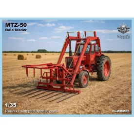 Balaton Modell MTZ-50 bálarakodó makett