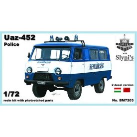 Balaton Modell Uaz-452 rendőrségi makett