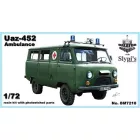 Balaton Modell Uaz-452 mentő makett (CSOMAGOLÁSSÉRÜLT)