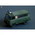 Balaton Modell Uaz-452 mentő makett (CSOMAGOLÁSSÉRÜLT)