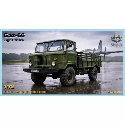 Balaton Modell Gaz-66 könnyű teherautó makett