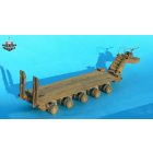 Balaton Modell M1000 nehéz pótkocsi makett