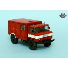 Balaton Modell Gaz-66 tűzoltójármű makett