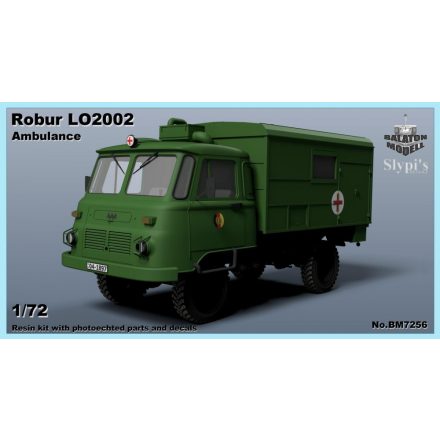 Balaton Modell Robur LO2002 sebesültszállító makett