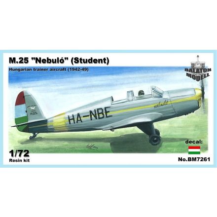 Balaton Modell M25 Nebuló, magyar kiképzőrepülőgép makett