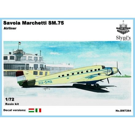 Balaton Modell Savoia-Marchetti S.M.75 utasszállító makett