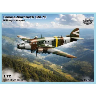   Balaton Modell Savoia-Marchetti S.M.75 katonai szállítógép makett