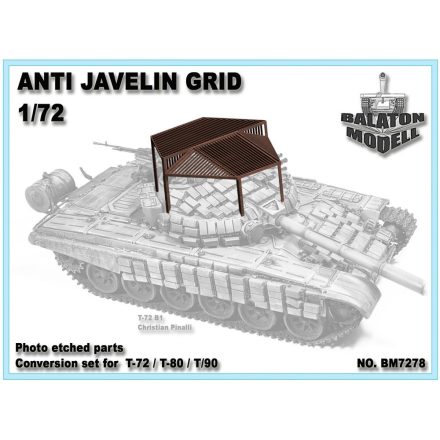 Balaton Modell Anti-Javelin rács T-72/T-80 makettekhez