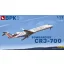 Big Planes Kits Bombardier CRJ-700 American Eagle polgári repülő makett