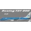 Big Planes Kits Boeing 737-800 KLM polgári repülő makett
