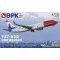 Big Planes Kits Boeing 737-800 Norwegian polgári repülő makett